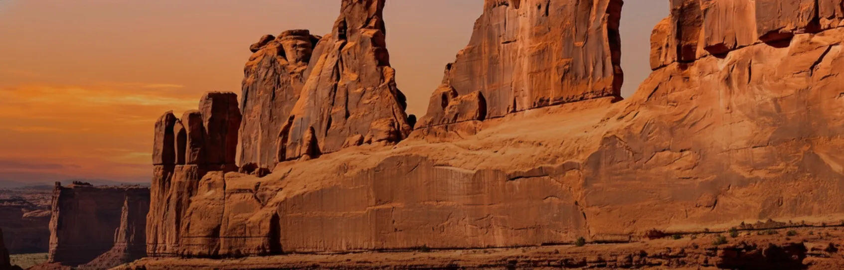 Red rock landscape of Southern Utah